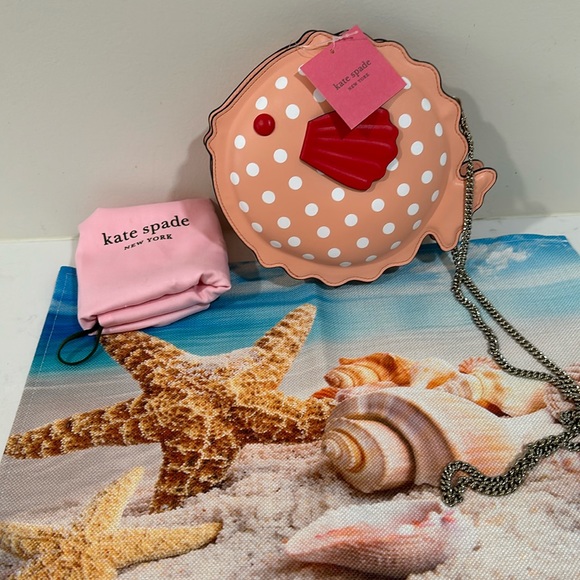 Kate Spade ♠️ rare collectible puffy the puffer fish bag nwt
